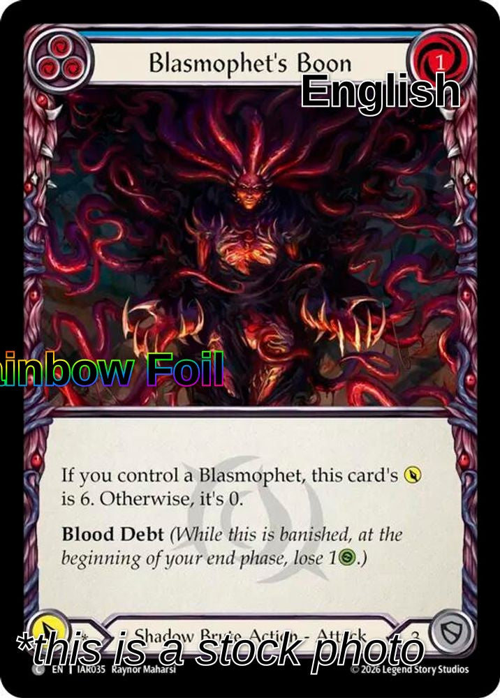Blasmophet's Boon