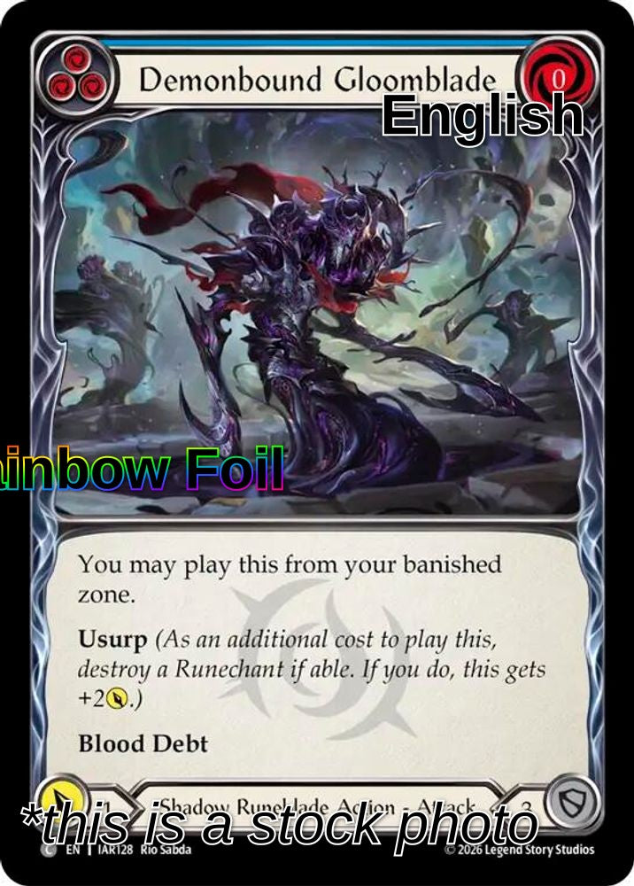 Demonbound Gloomblade (Blue)