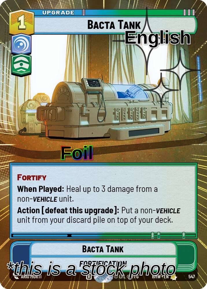 Bacta Tank (Hyperspace Foil)