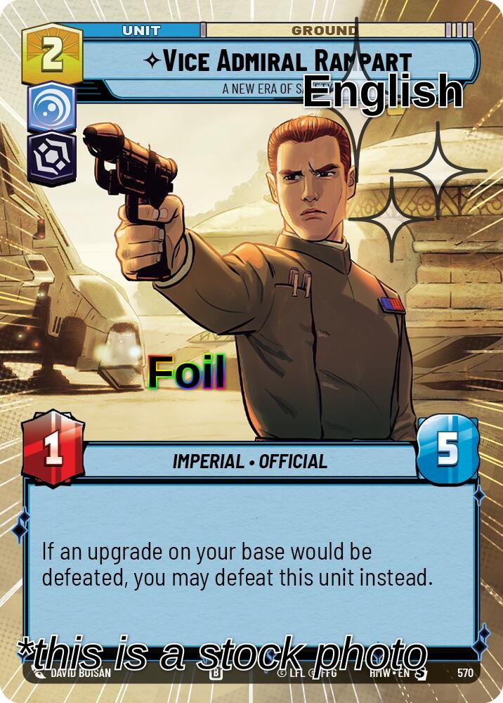 Vice Admiral Rampart - A New Era of Safety (Hyperspace Foil)
