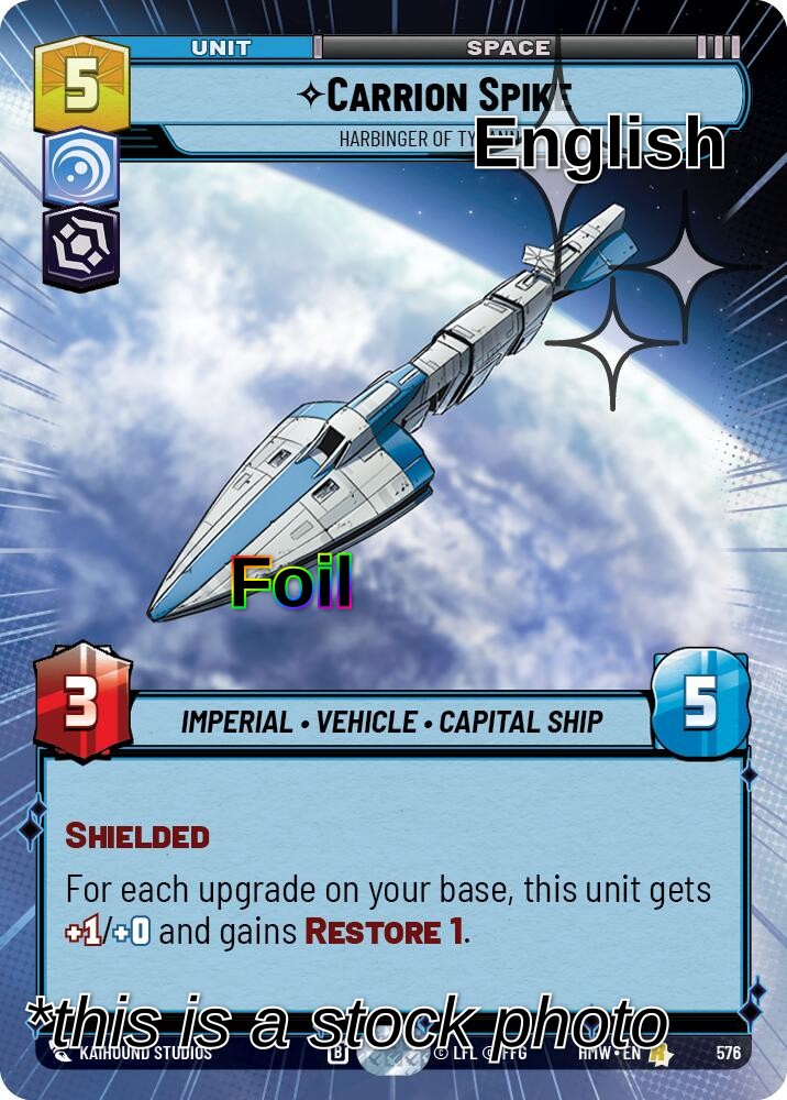 Carrion Spike - Harbinger of Tyranny (Hyperspace Foil)