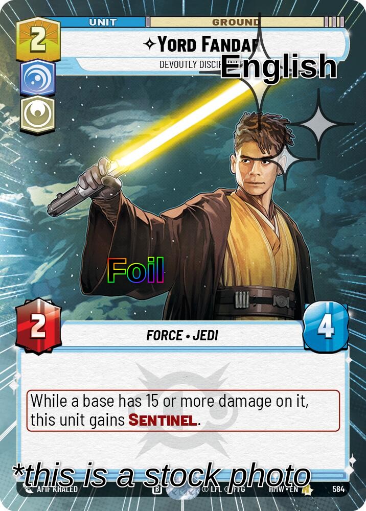 Yord Fandar - Devoutly Disciplined (Hyperspace Foil)