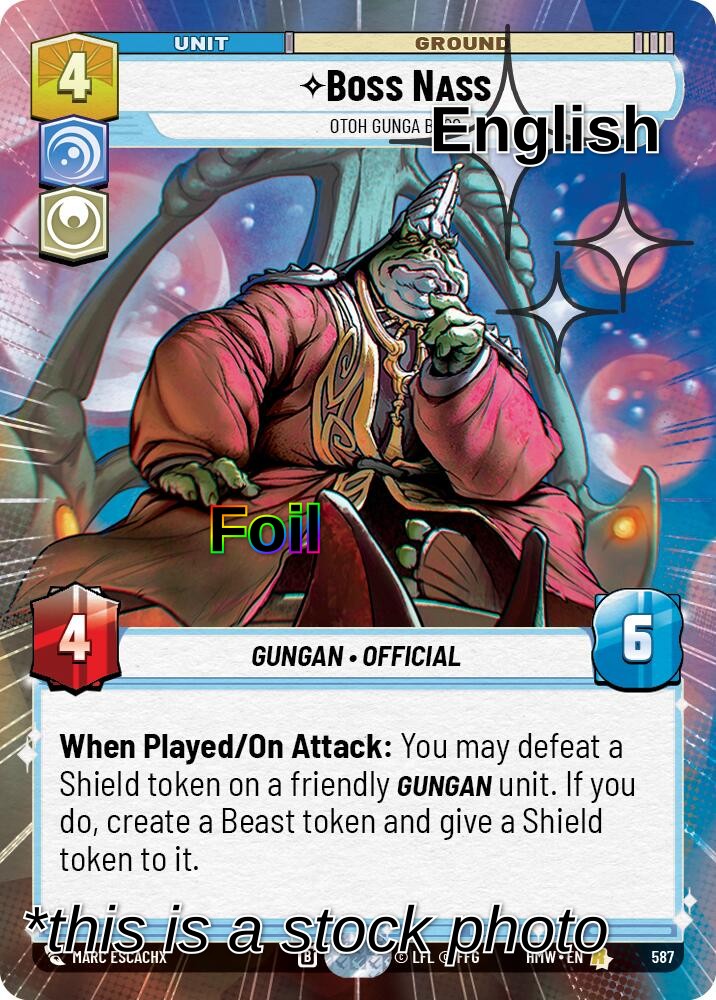 Boss Nass - Otoh Gunga Boss (Hyperspace Foil)