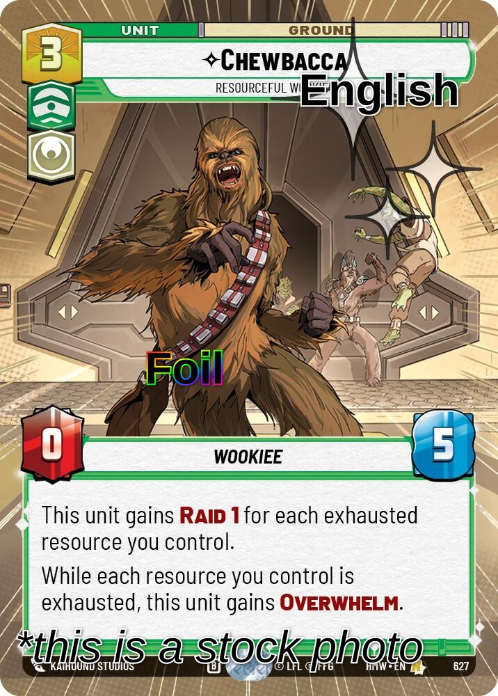 Chewbacca - Resourceful Wookiee (Hyperspace Foil)