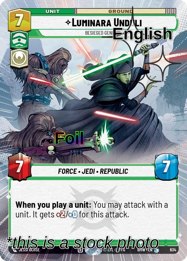 Luminara Unduli - Besieged General (Hyperspace Foil)
