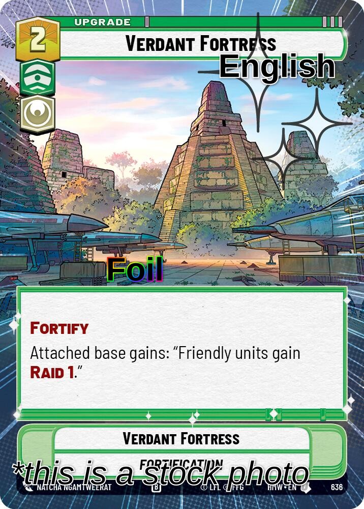 Verdant Fortress (Hyperspace Foil)