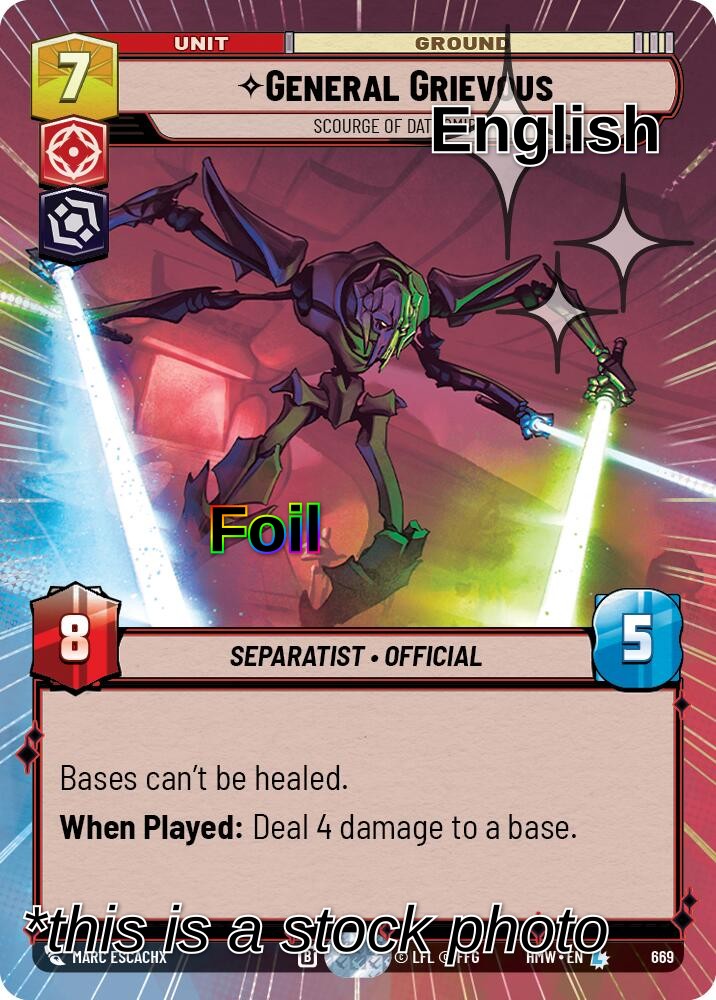 General Grievous - Scourge of Dathomir (Hyperspace Foil)