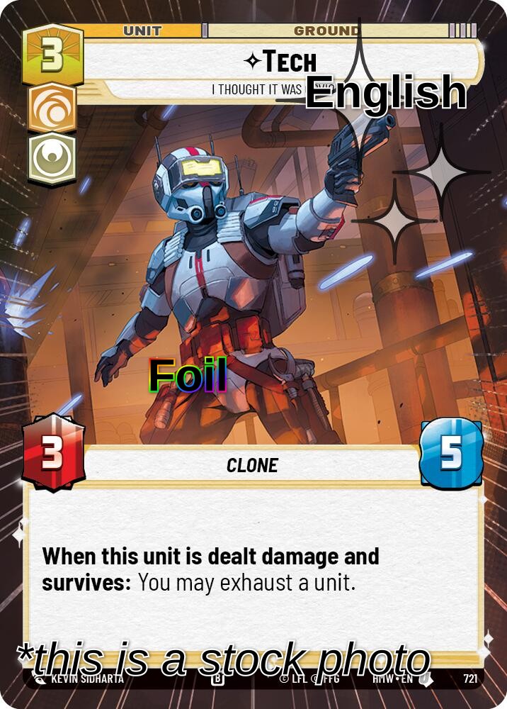 Tech - I Thought It Was Obvious (Hyperspace Foil)