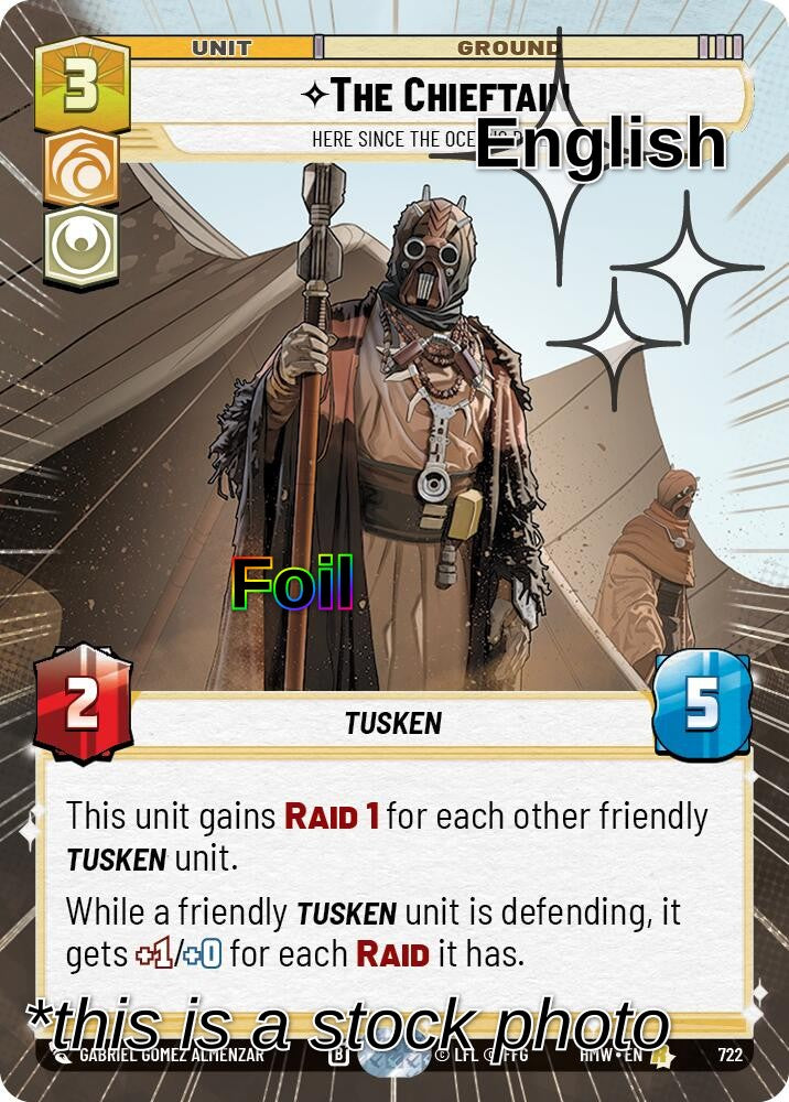 The Chieftain - Here Since the Oceans Dried (Hyperspace Foil)