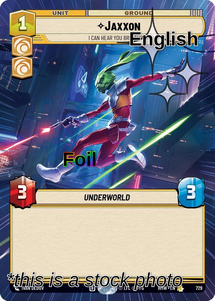 Jaxxon - I Can Hear You Breathing! (Hyperspace Foil)