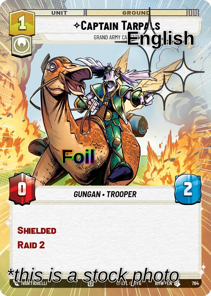 Captain Tarpals - Grand Army Captain (Hyperspace Foil)