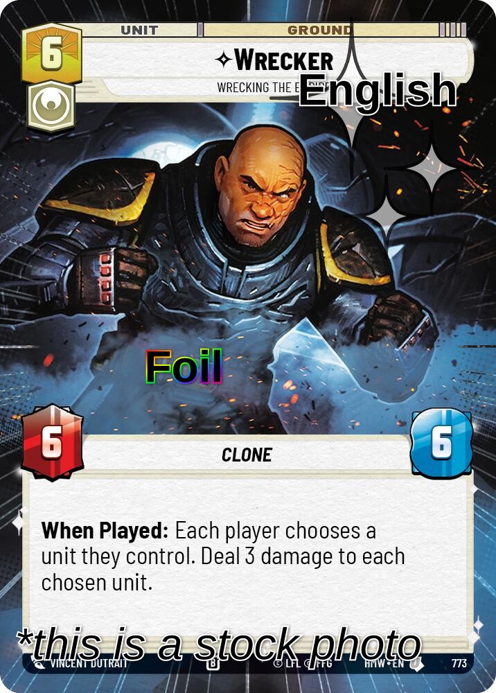 Wrecker - Wrecking the Empire (Hyperspace Foil)
