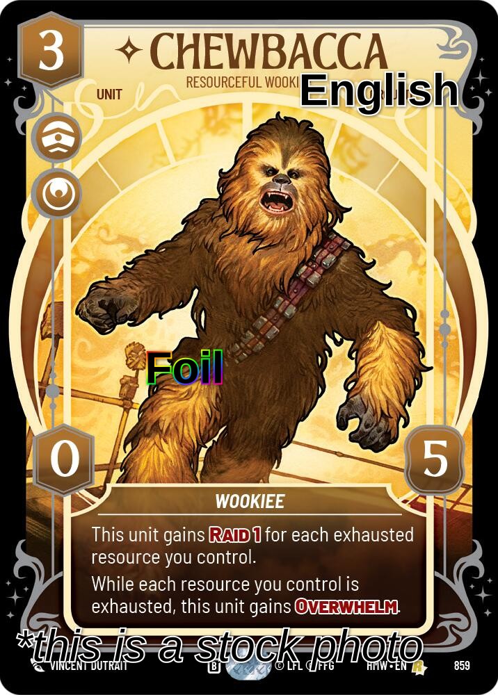 Chewbacca - Resourceful Wookiee (Prestige Foil)