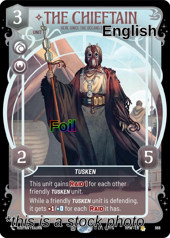 The Chieftain - Here Since the Oceans Dried (Prestige Foil)