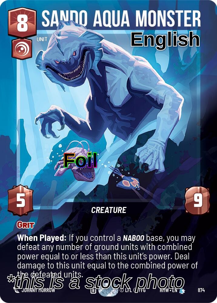 Sando Aqua Monster (Prestige Foil)