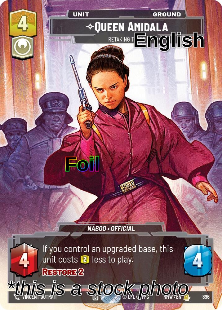 Queen Amidala - Retaking Theed (Prestige Foil)