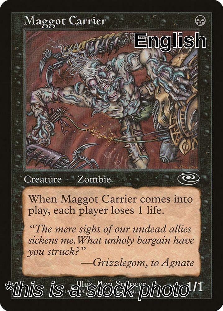 Maggot Carrier