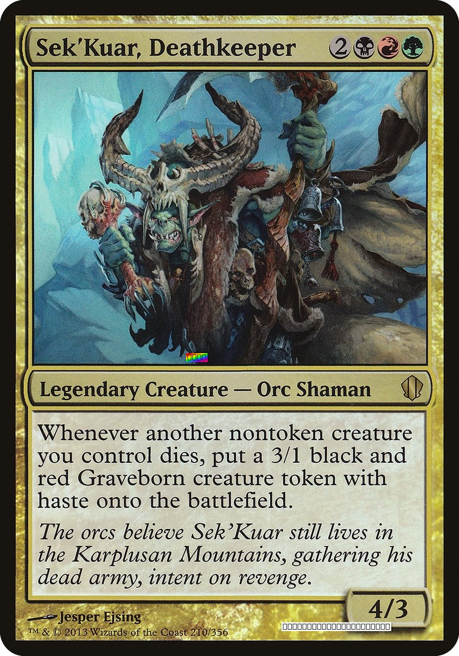 Sek'Kuar, Deathkeeper (Commander 2013)