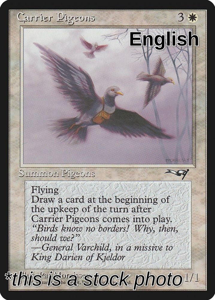 Carrier Pigeons