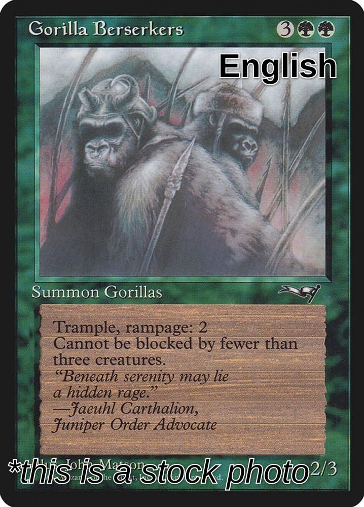 Gorilla Berserkers (Closed Mouth)
