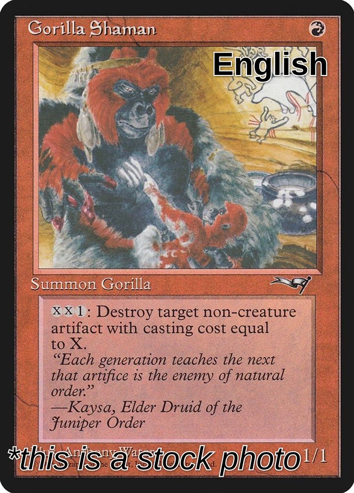 Gorilla Shaman (Holding Baby)