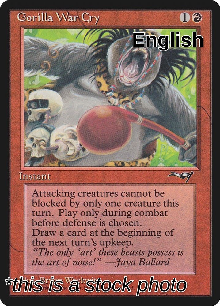 Gorilla War Cry (Red Club)