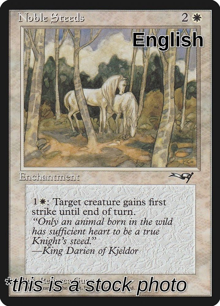 Noble Steeds (Trees in Forefront)