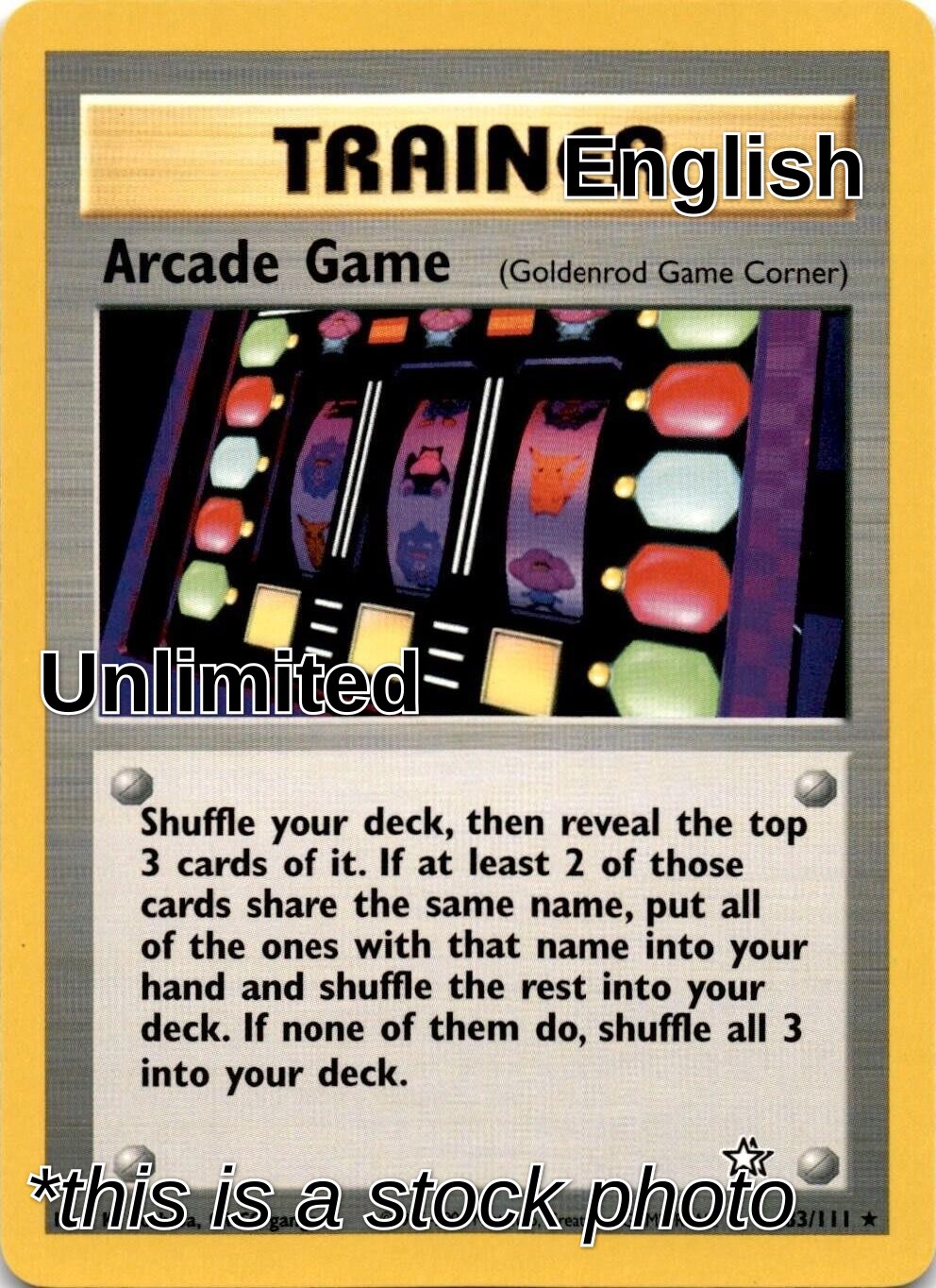 Arcade Game (Goldenrod Game Corner)