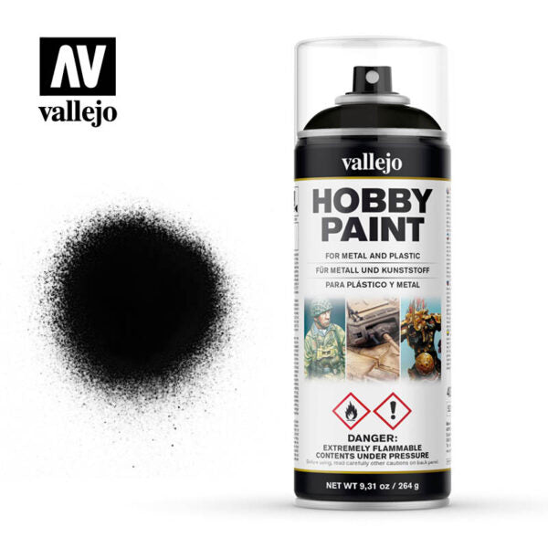 Vallejo - Primer: Hobby Paint- Basic- Aerosol- White, 400 ml.