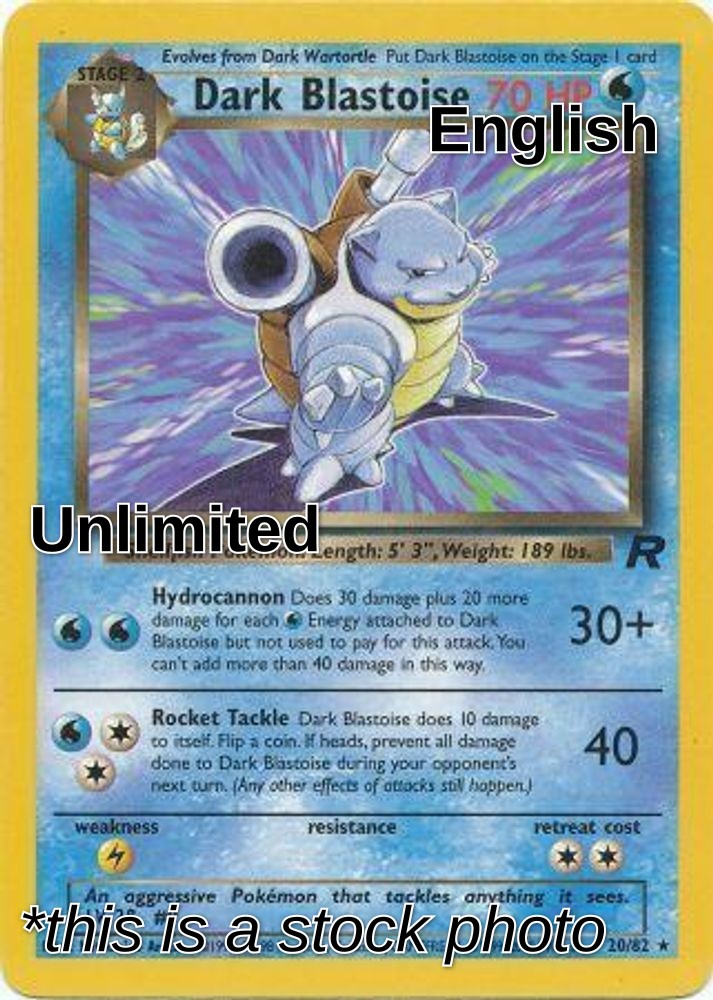 Dark Blastoise (20)