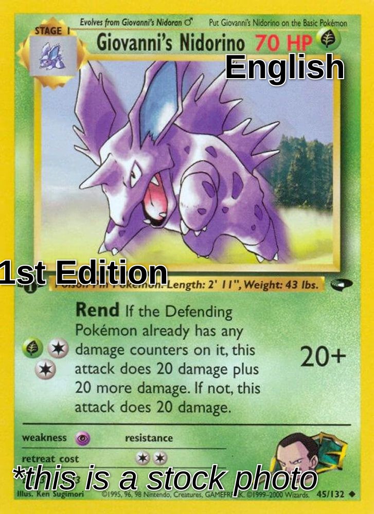 Giovanni's Nidorino