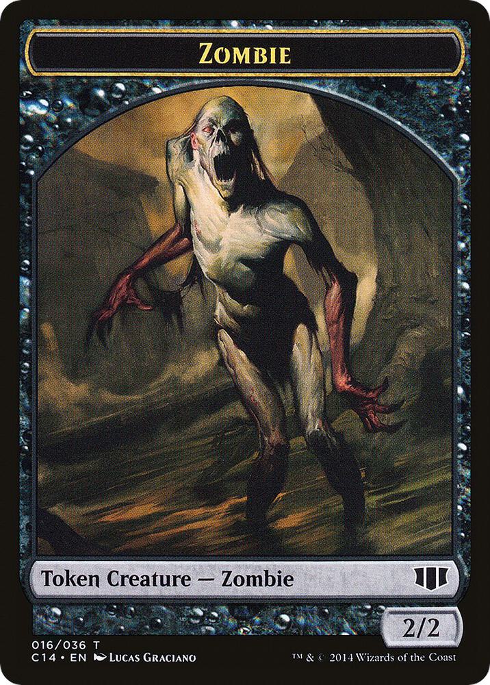 Demon (013) // Zombie (016) Double-Sided Token (Back)