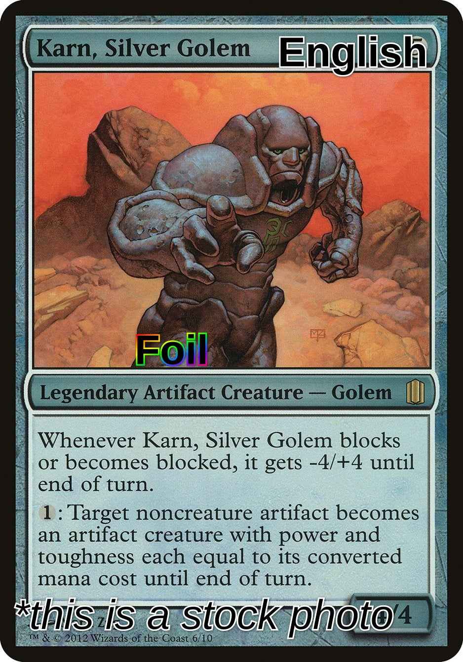 Karn, Silver Golem (Commander's Arsenal)