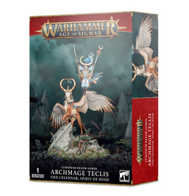 Warhammer: Age of Sigmar - Lumineth Realm Lords - Archmage Teclis and Celennar, Spirit of Hysh