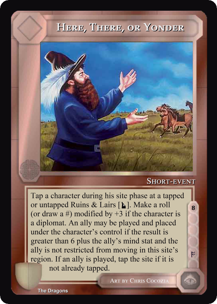 Here, There, Or Yonder - The Dragons - Middle Earth CCG / TCG