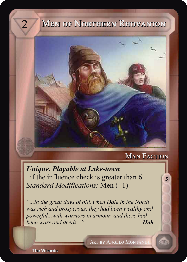 Men Of Northern Rhovanion - The Wizards - Limited - Middle Earth CCG / TCG