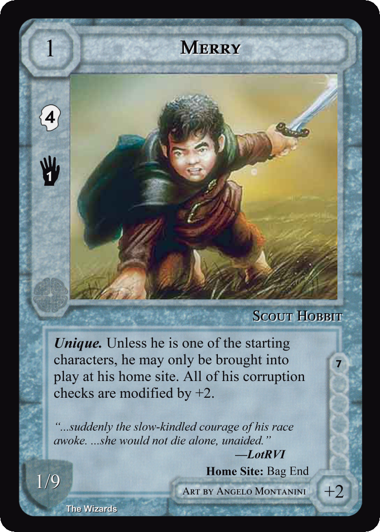 Merry - METW - Limited - Middle Earth CCG / TCG