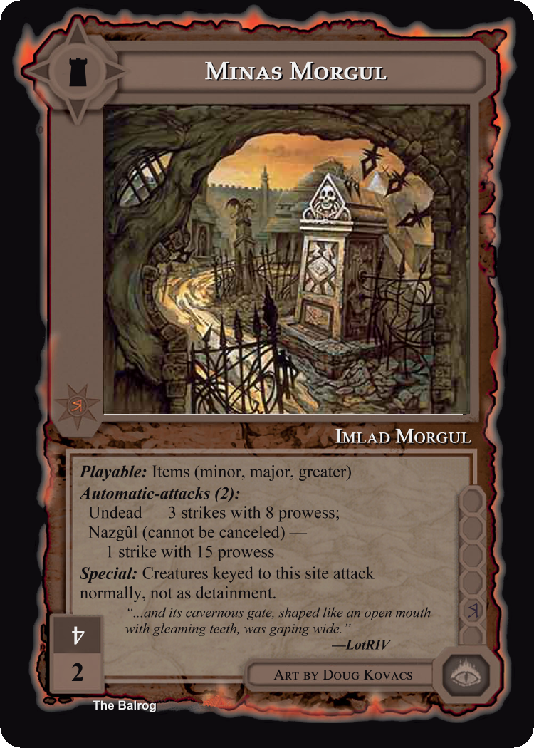 Minas Morgul - The Balrog - Middle Earth CCG / TCG