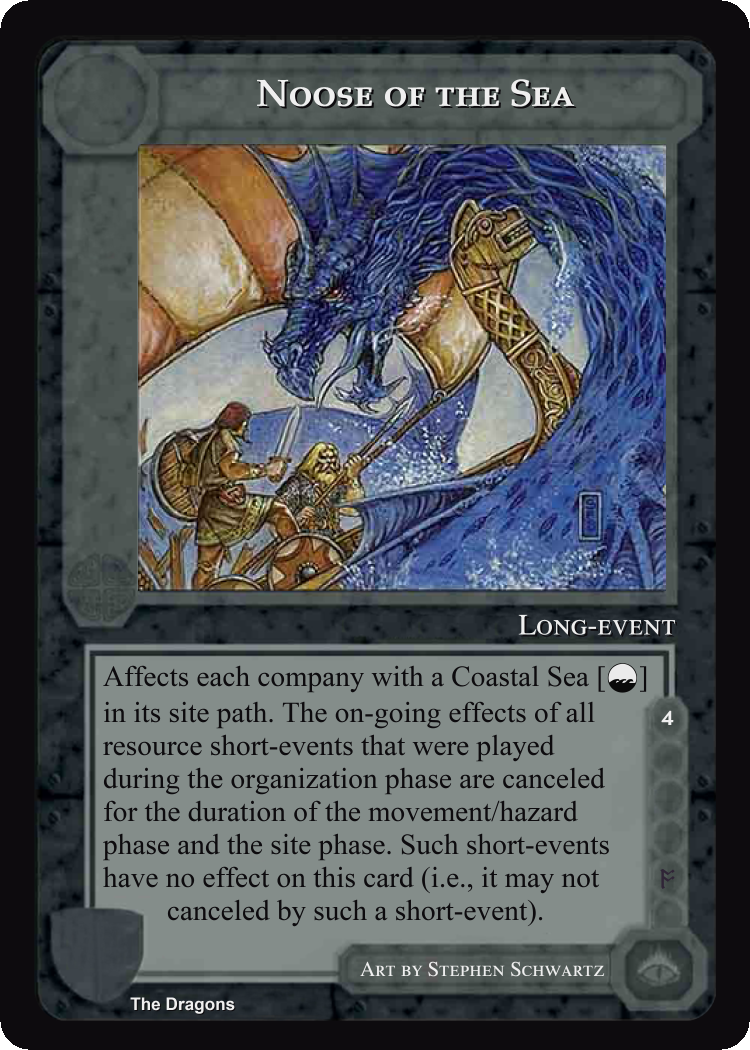 Noose Of The Sea - The Dragons - Middle Earth CCG / TCG