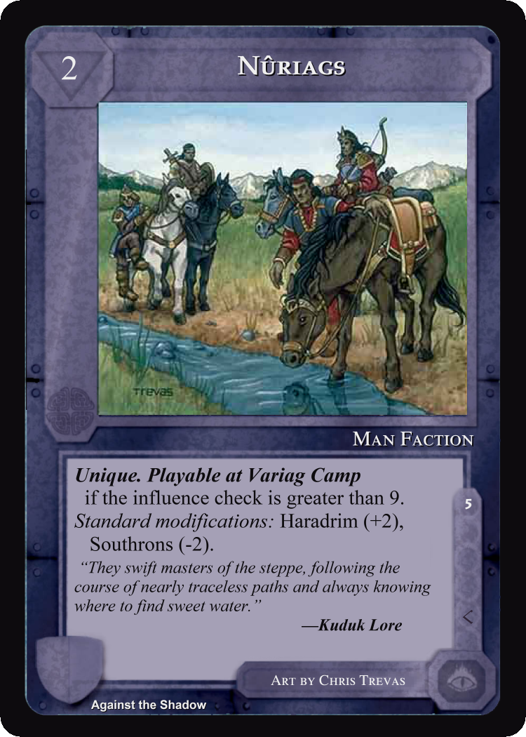 Nuriags - Against the Shadow - Middle Earth CCG / TCG
