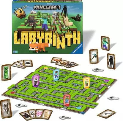 Minecraft Labyrinth Board Game - Setup