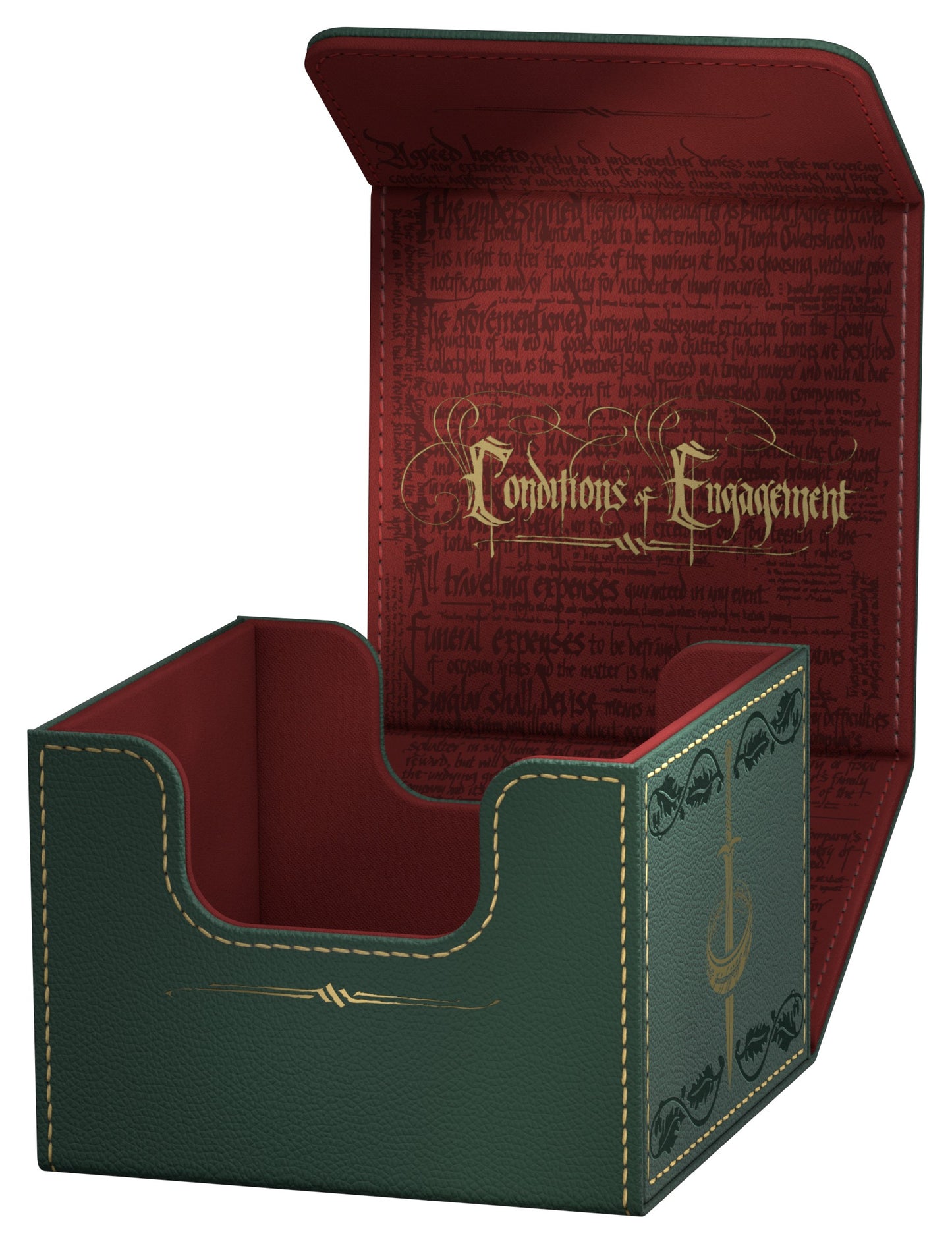 Red and green box with 'Engagement' text on a white background