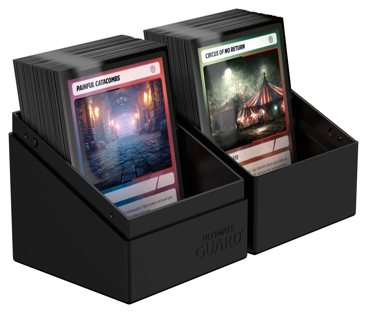 Ultimate Guard Boulder 100+ Solid Color Black Deck Box