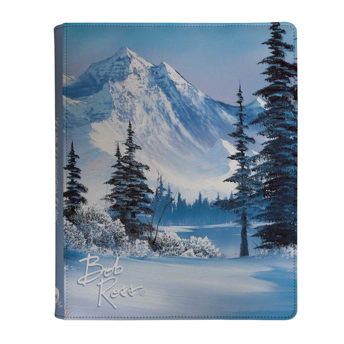 Ultra PRO: 9-Pocket Zippered PRO-Binder - Bob Ross (Winter Paradise)