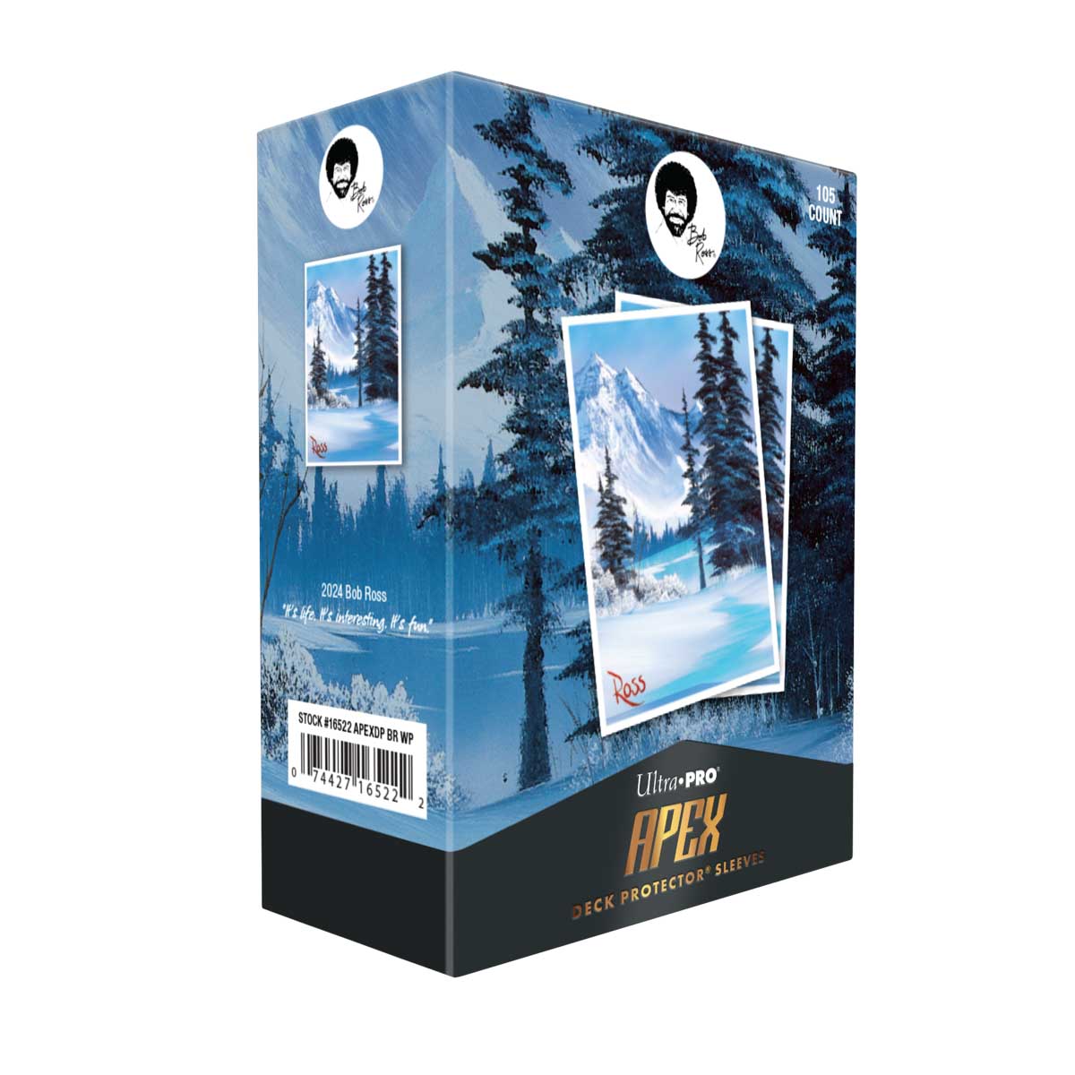 Ultra PRO: Standard 105ct Sleeves (APEX) - Bob Ross (Winter Paradise)