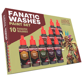 The Army Painter - Warpaint: Fanatic Washes Paint Set (10 washes)