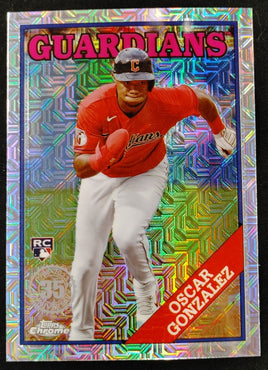 2023 Topps Series 1 Baseball Chrome - Oscar Gonzalez - T88C-92