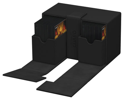 Ultimate Guard Deck Case Twin Flip N Tray 160+ Standard Xenoskin Black