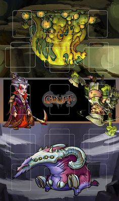 Gruff - Play Mat - Expandable Card Game