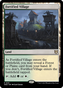 Fortified Village [Wilds of Eldraine Commander]